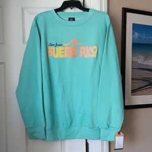 Sweatshirt San Juan Puerto Rico Size Large NEW